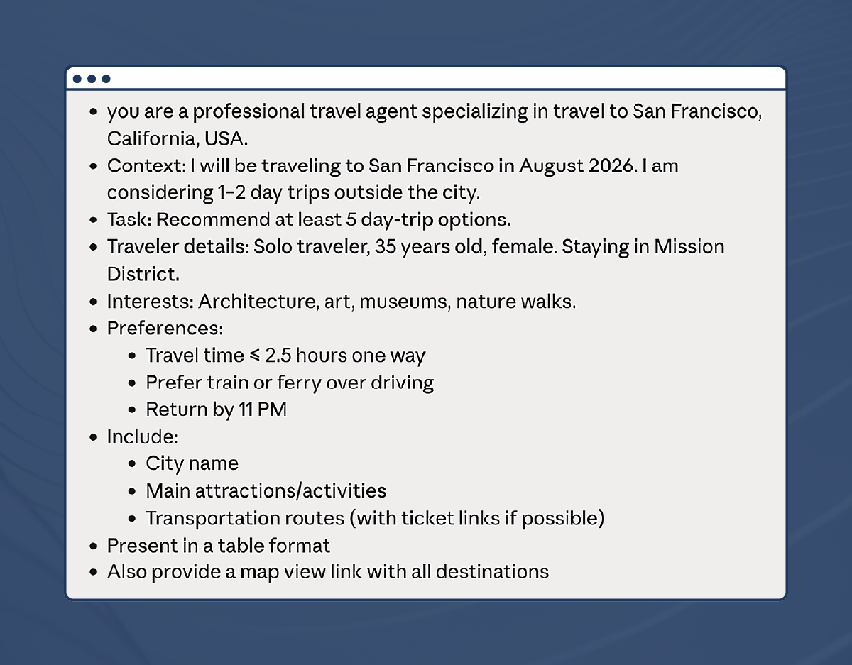SF Day Trips